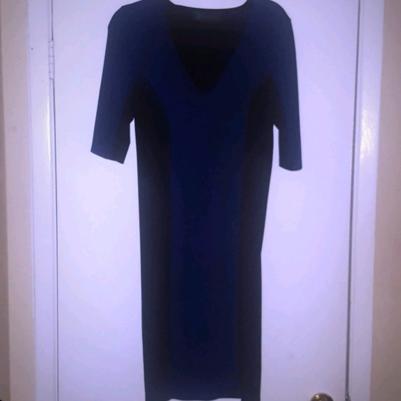 Kardashian Kollection Navy Body Con Dress - Picture 4 of 4
